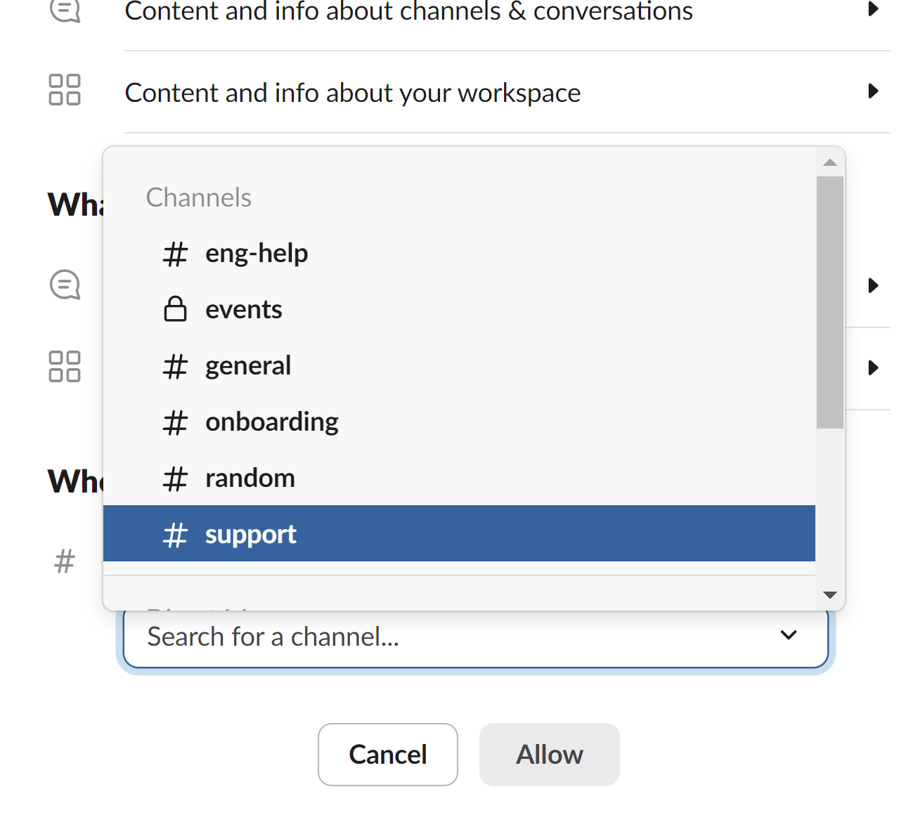 Add SAI to channel